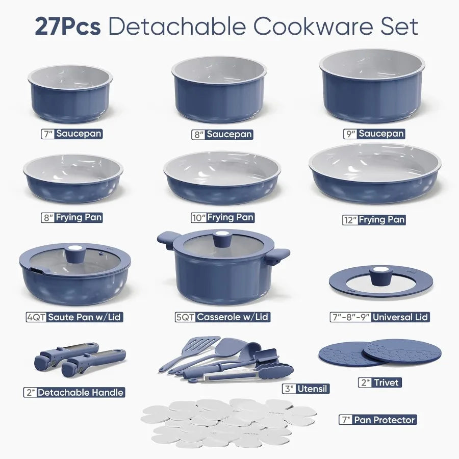 Farmhouse Ceramic Nonstick Cookware Set