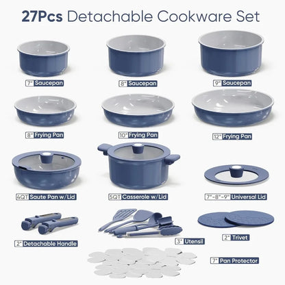 Farmhouse Ceramic Nonstick Cookware Set