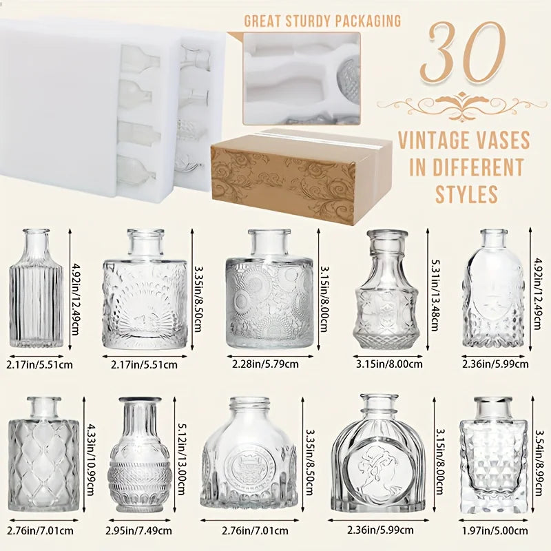 30Pcs Vase Set