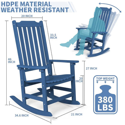 Farmhouse Rocking Chairs Set