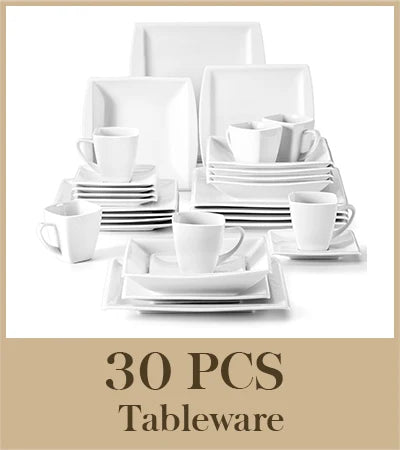 White Porcelain Dinner Set