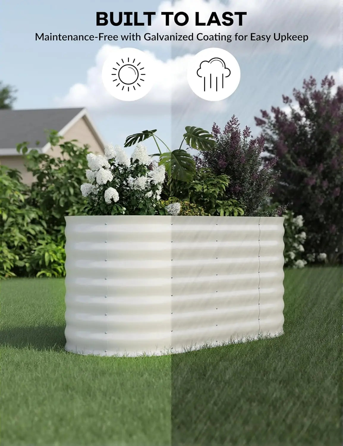 Galvanized Outdoor Raised Garden Bed Kits