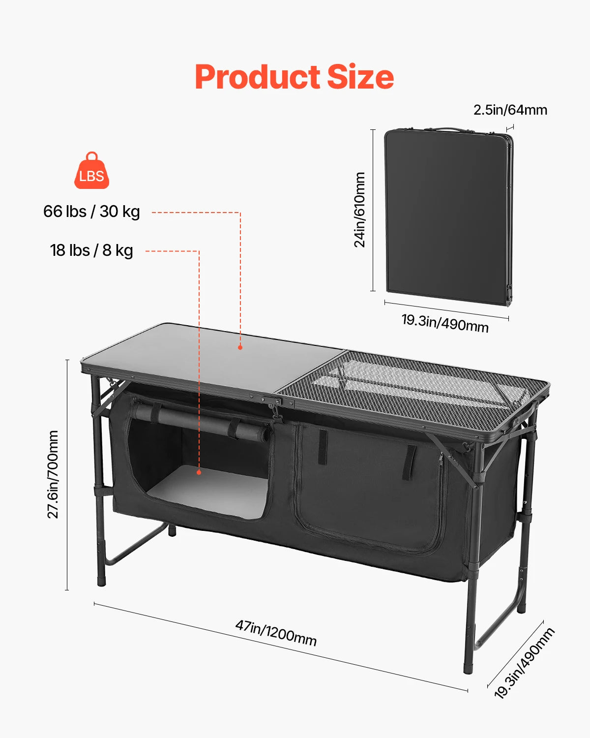 Portable Lightweight Cook Station