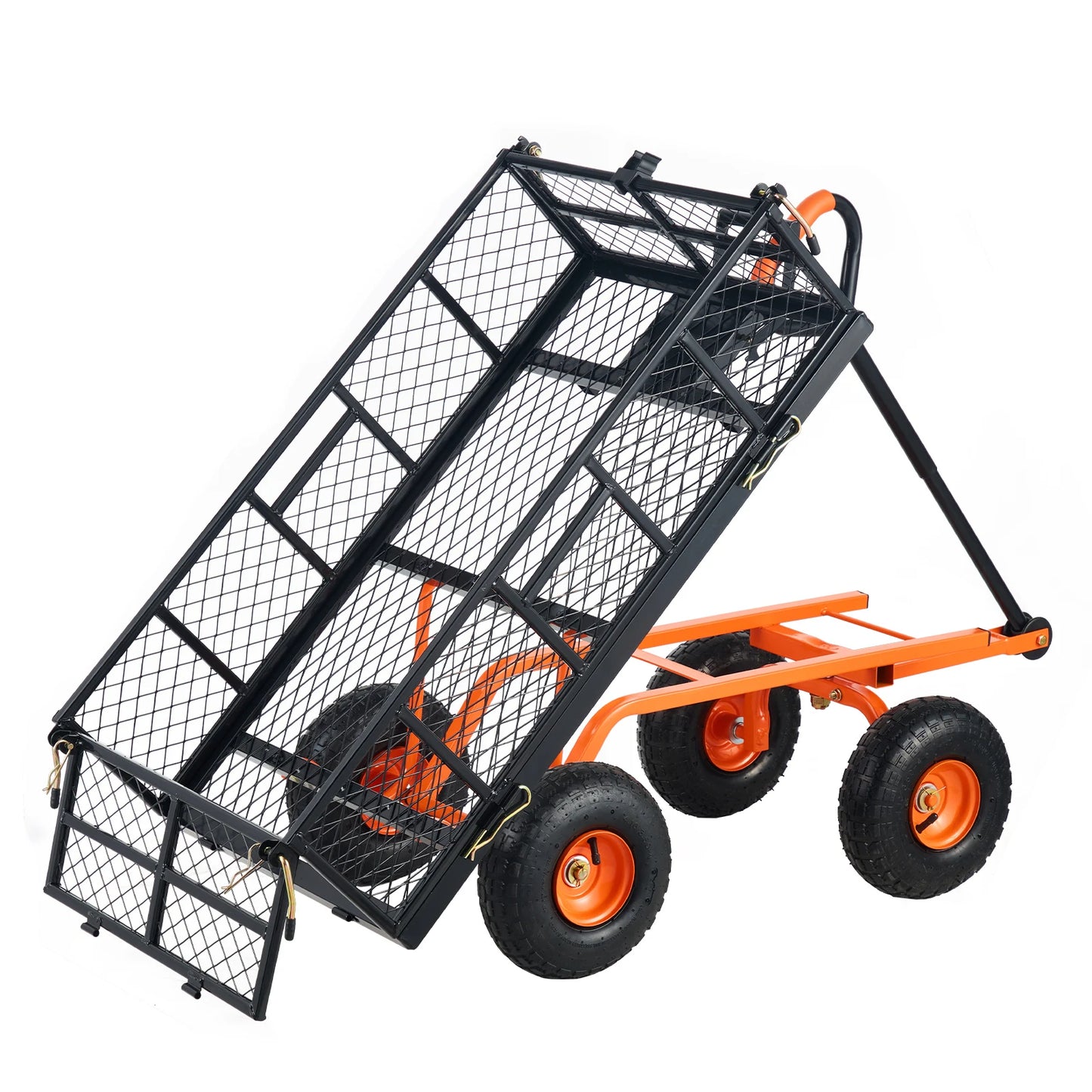 Garden Cart Metal  Dump Cart