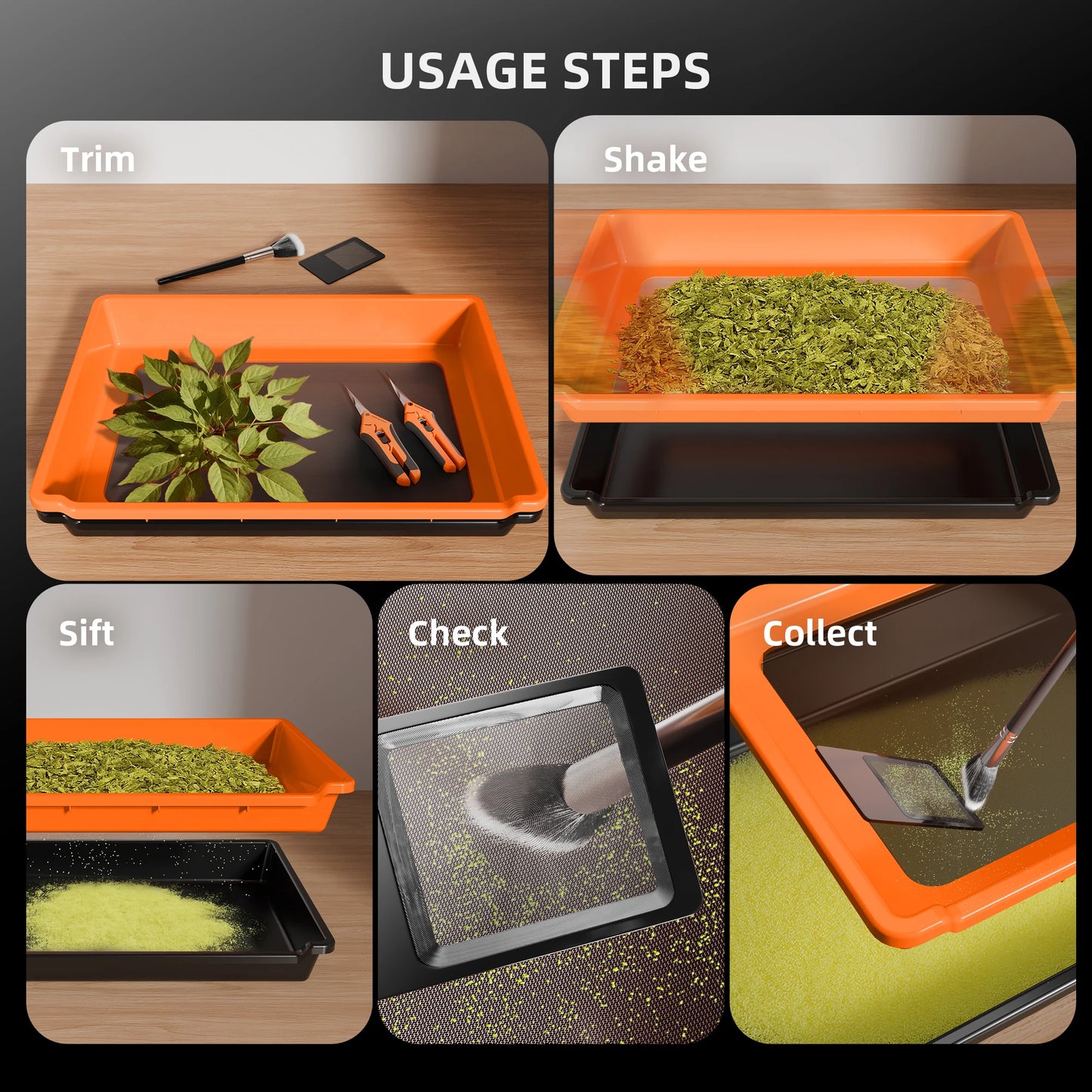 Trim Tray Screen for Pollen & Herb