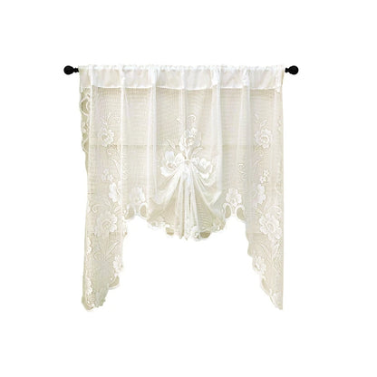 Farmhouse Short Lace Window Valance