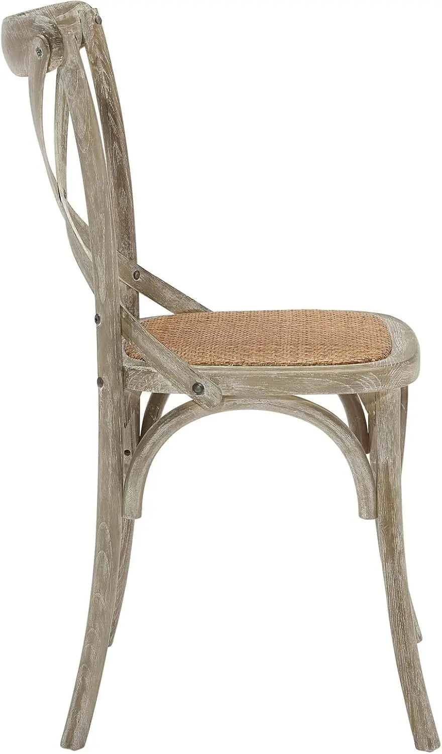 Gray Rustic Farmhouse Dining Chair