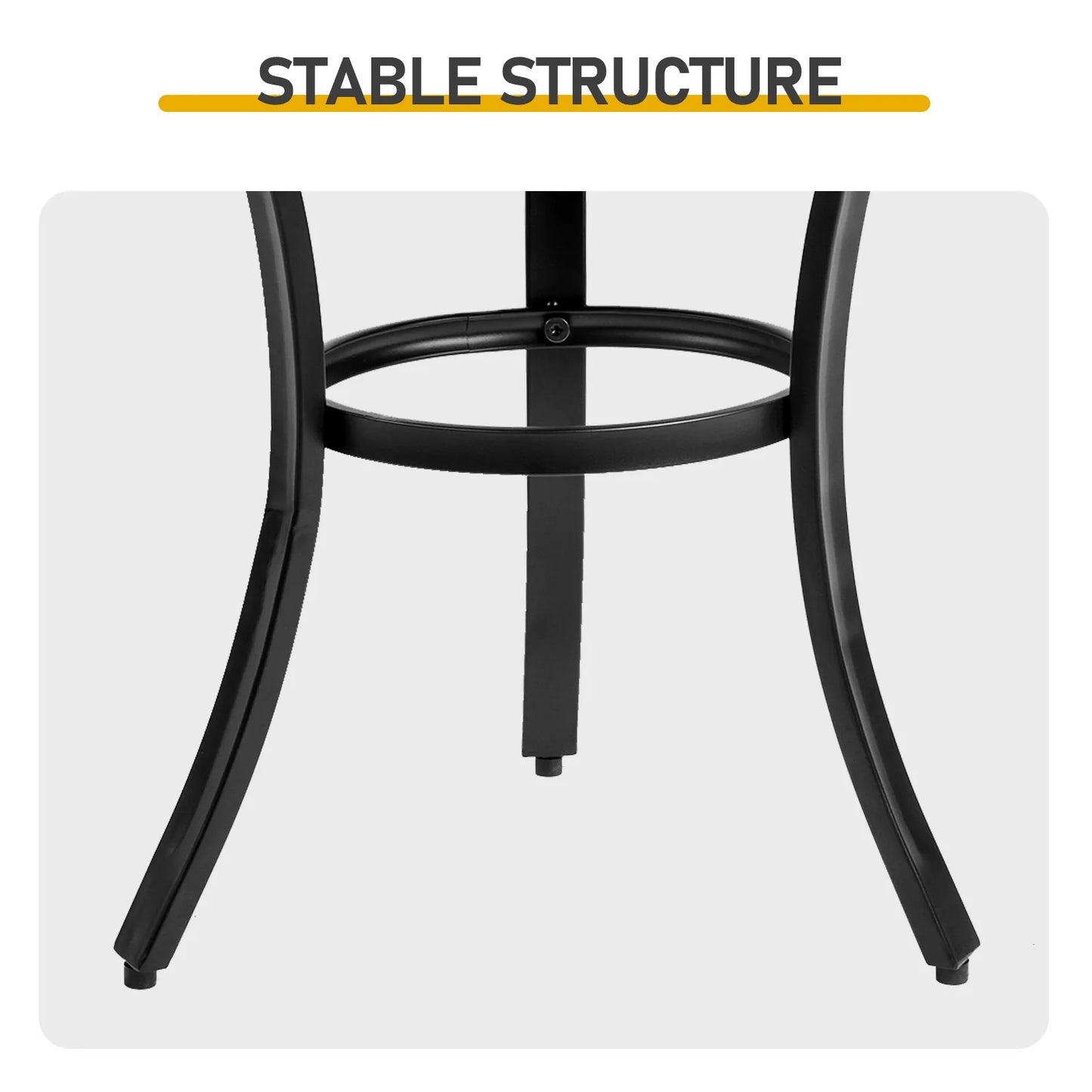 Outdoor Round Small Metal Table