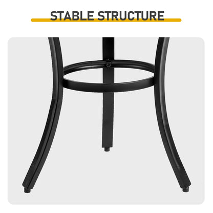 Outdoor Round Small Metal Table
