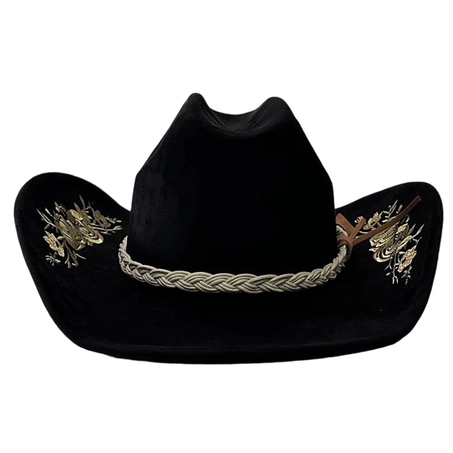 Unisex Cowboy Hat with Wide Brim