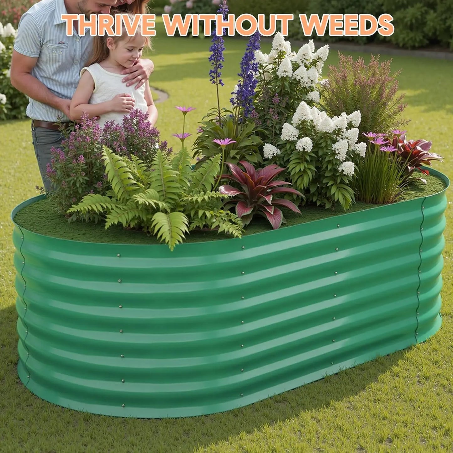 Galvanized Outdoor Raised Garden Bed Kits