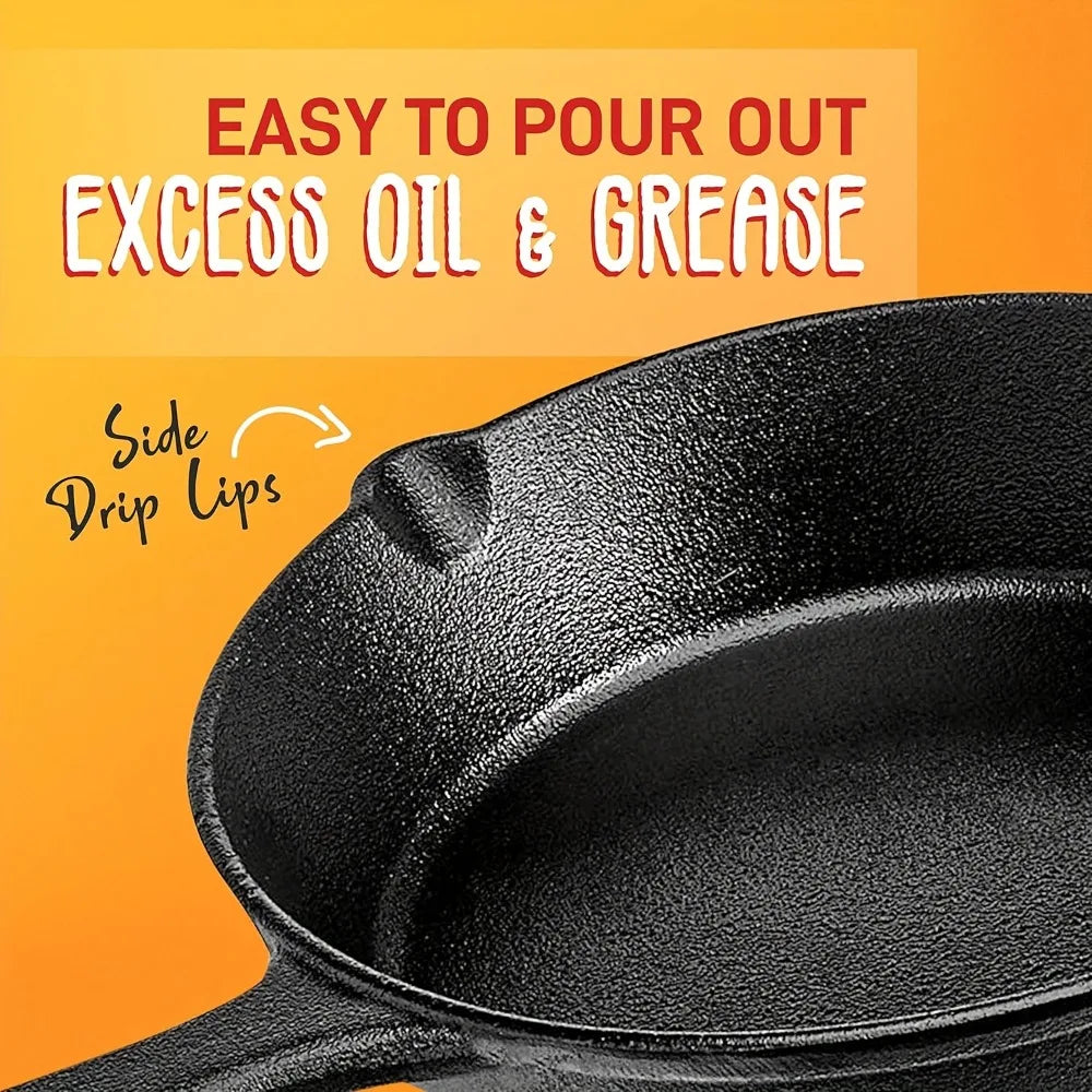 Cast Iron Skillet Nonstick Set