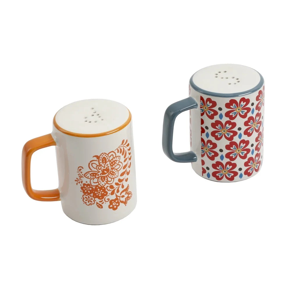 Durable Stoneware Spoon Rest Salt and Pepper Shakers