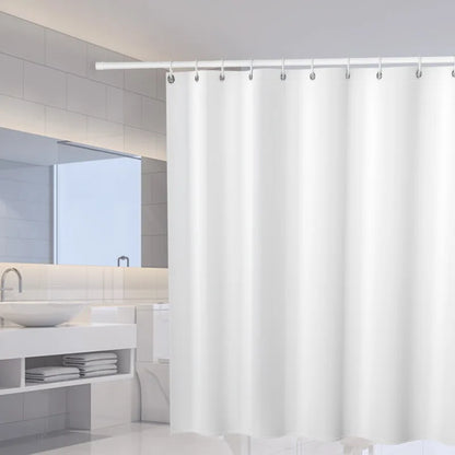 Waterproof Shower Curtain with 12 Hooks Geometric