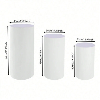 Round Cylinder Pedestal Stands
