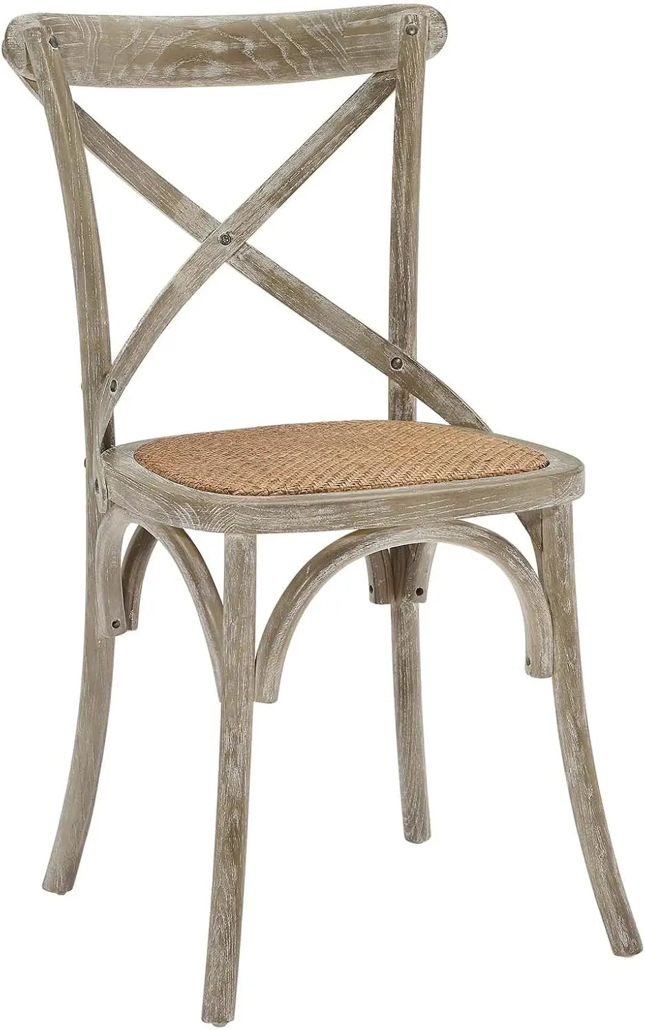 Gray Rustic Farmhouse Dining Chair