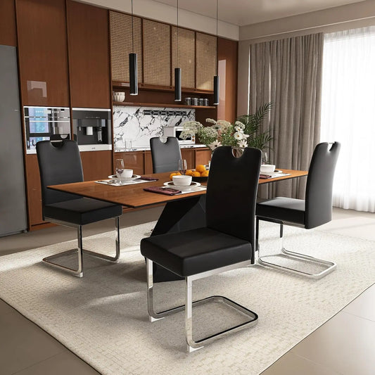 High Back Chairs Set of 4
