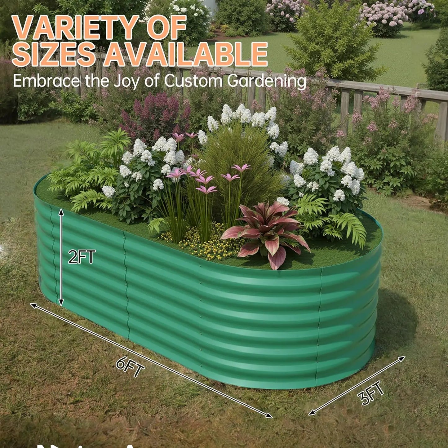 Galvanized Outdoor Raised Garden Bed Kits
