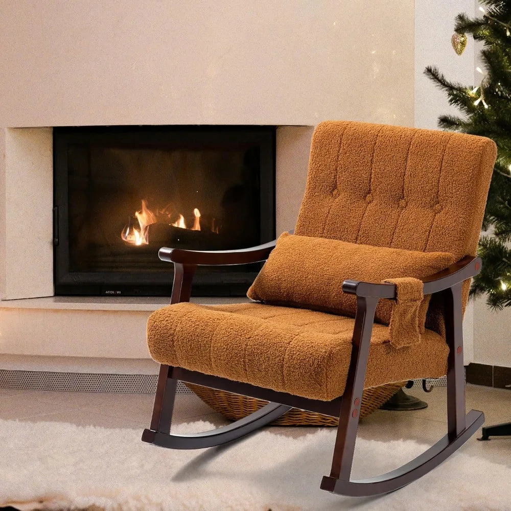 Small Glider Rocker 2-Point Massage Lumbar Pillow