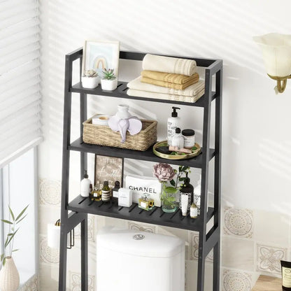 Wooden 3Tier Freestanding OverTheToilet Rack