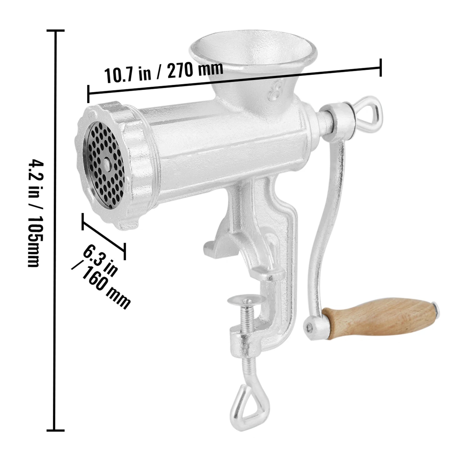 Cast Iron Heavy Duty Hand Meat Grinder