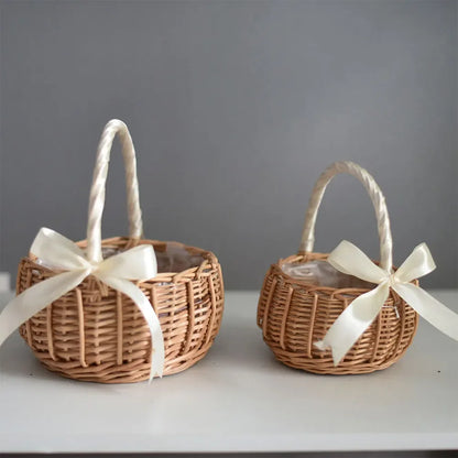 Wicker Rattan Woven Basket
