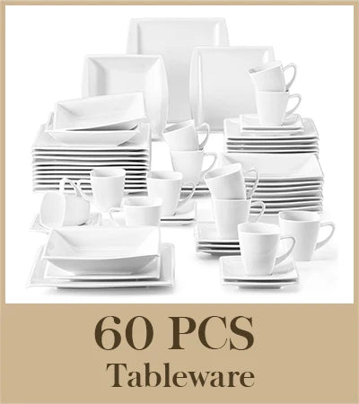 White Porcelain Dinner Set