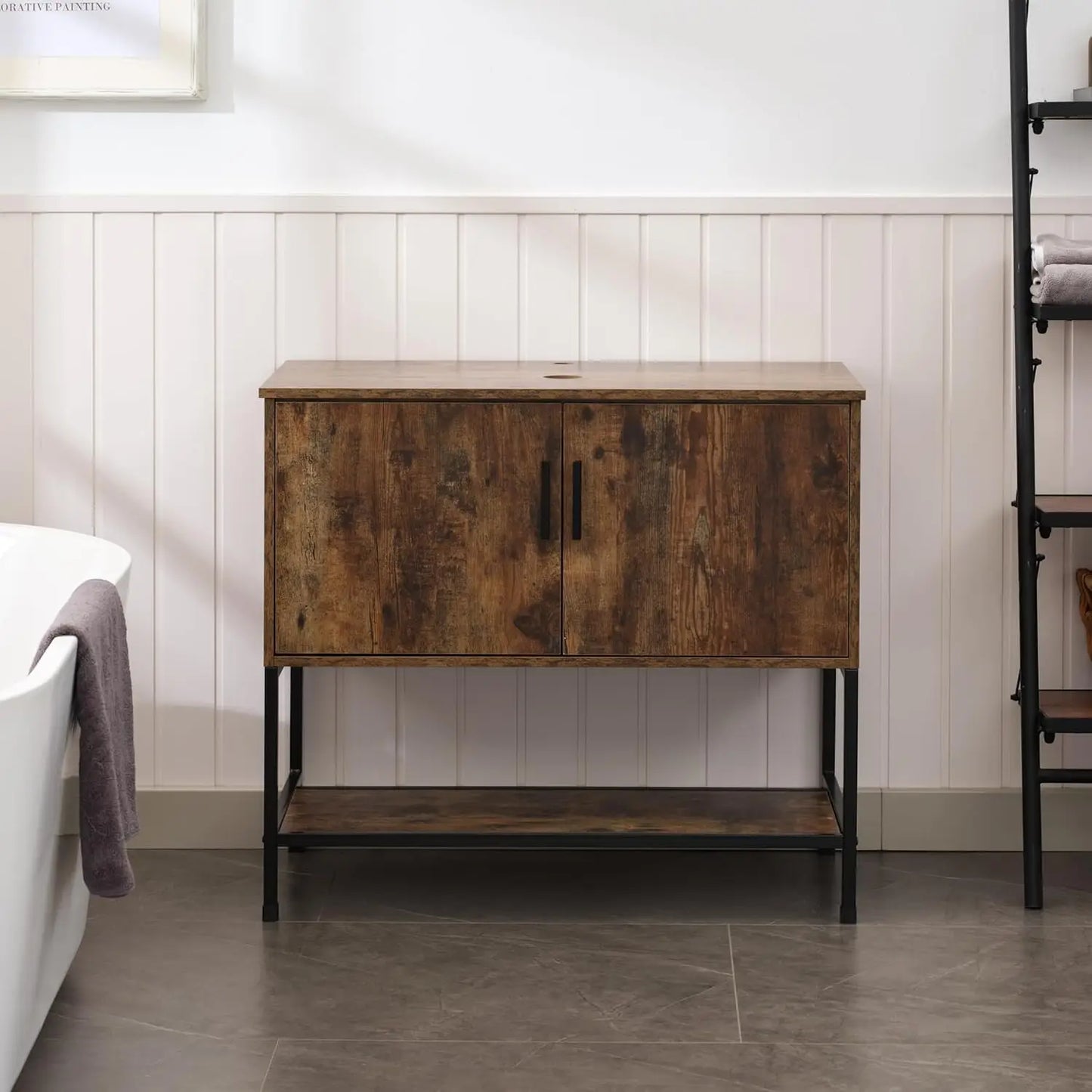 Rustic Bathroom Vanity with Sink