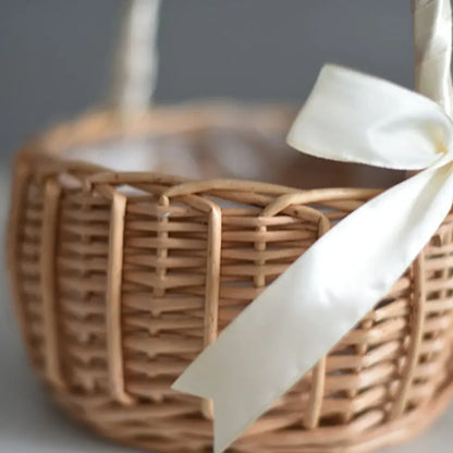 Wicker Rattan Woven Basket
