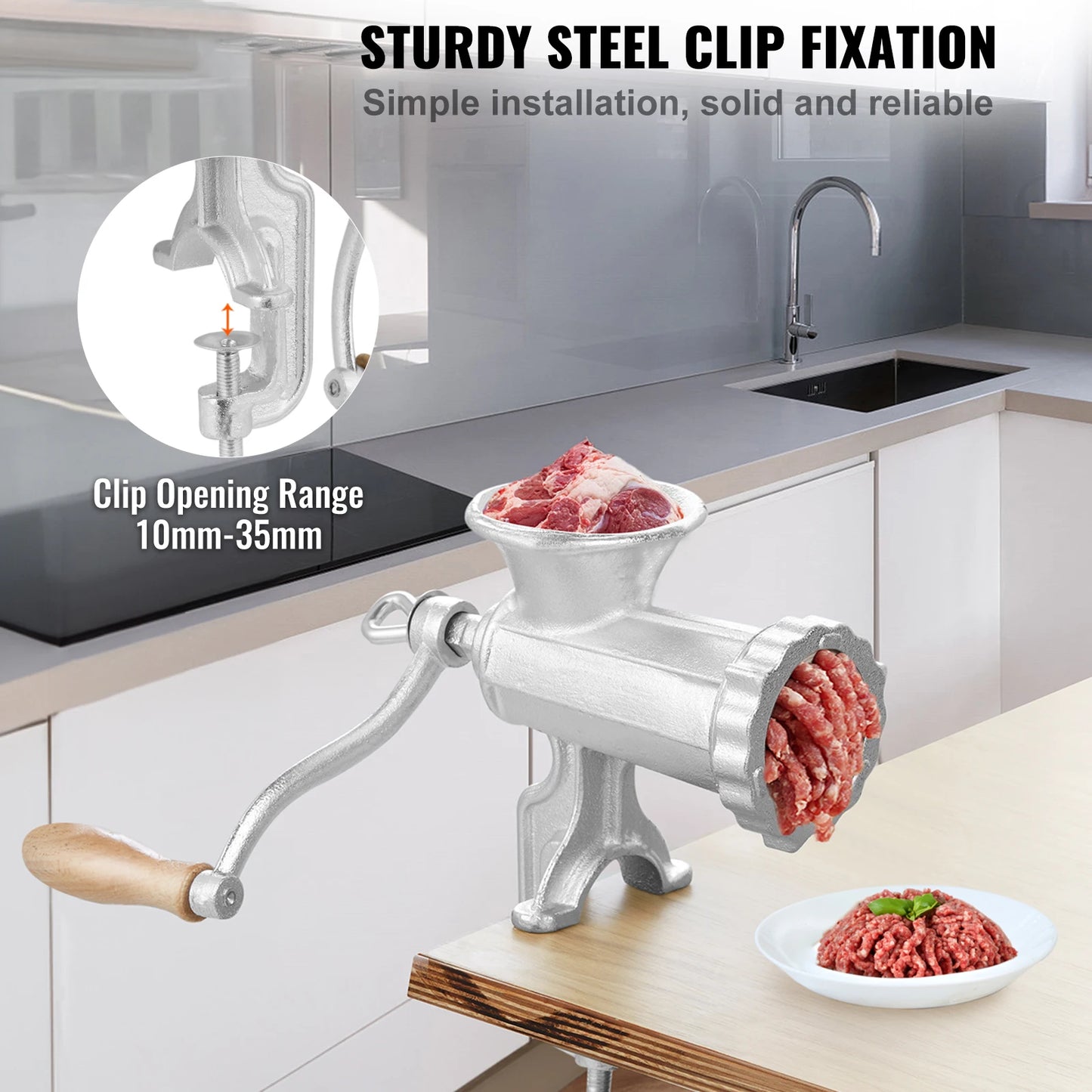Cast Iron Heavy Duty Hand Meat Grinder