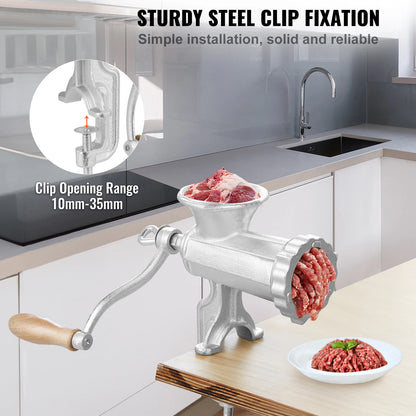Cast Iron Heavy Duty Hand Meat Grinder