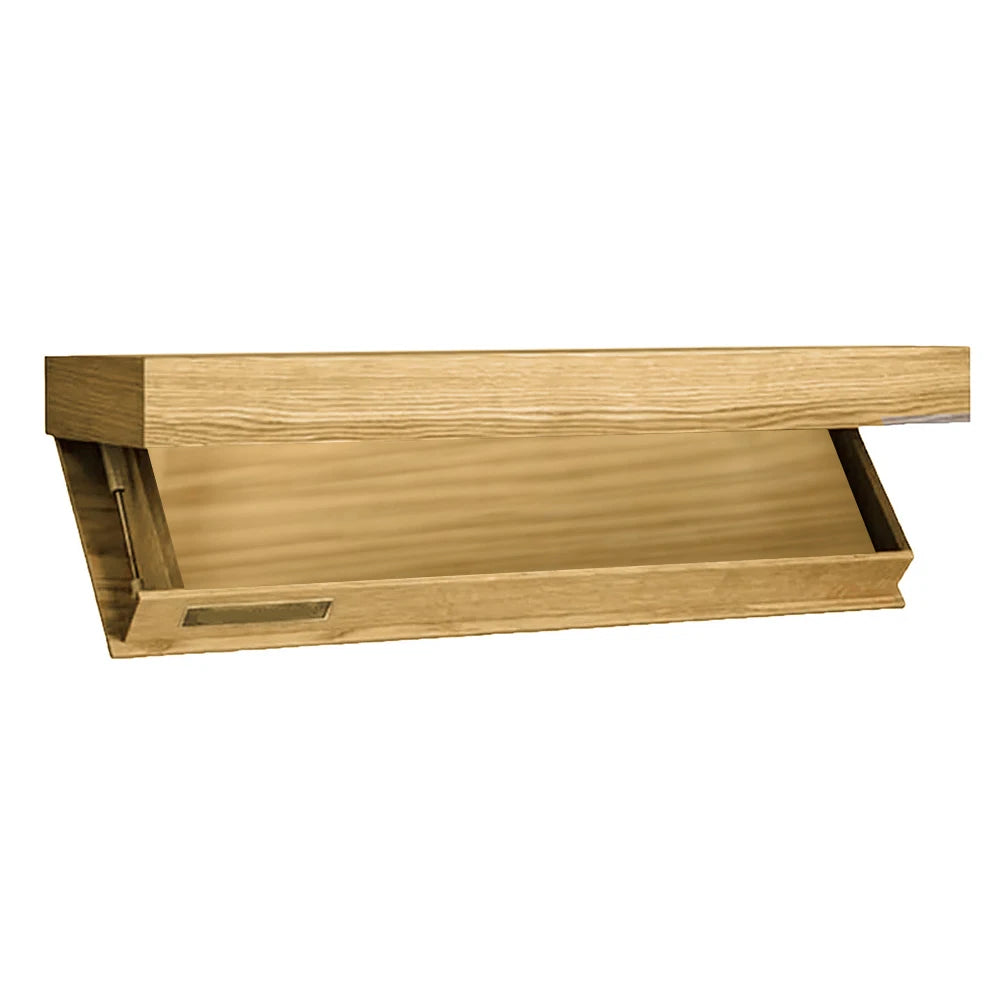 Wooden Shelf with Compartment Storage