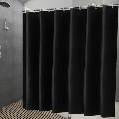 Waterproof Shower Curtain with 12 Hooks Geometric
