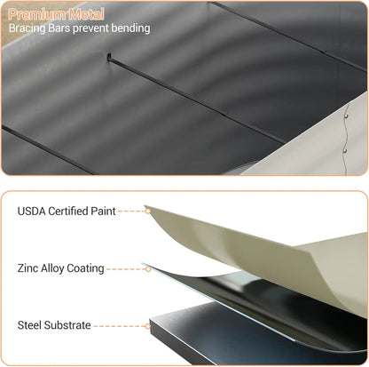 Galvanized Outdoor Raised Garden Bed Kits